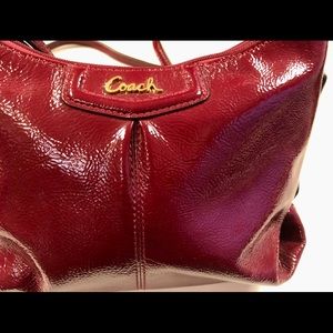 NWT Coach - Stunningly gorgeous red/burgundy bag.